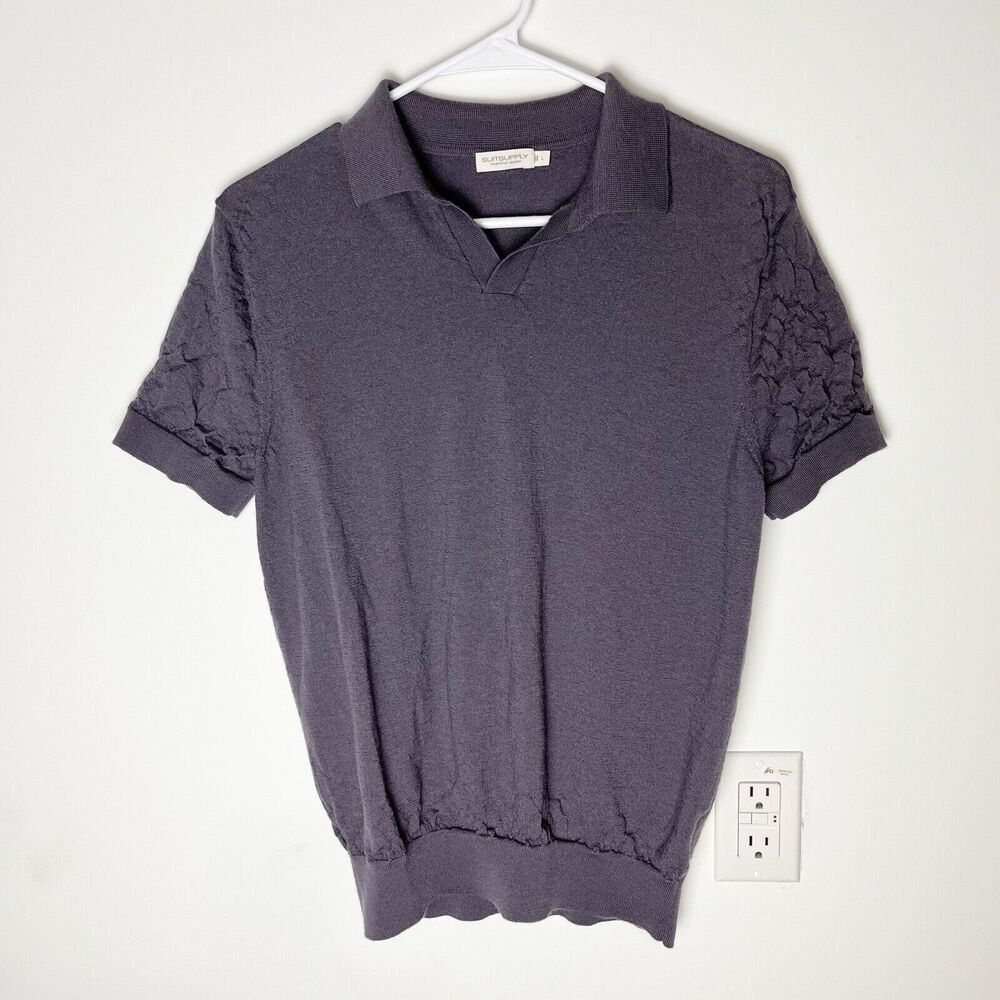 Suitsupply Gray Polo